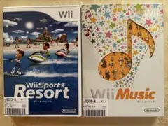Wii Music Wii Sports Resort 2本セット