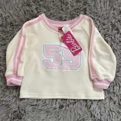 新品 Barbie キッズ トレーナー 100ピンク