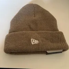 ニューエラ NEW ERA ニット帽 ベージュ ソフト カフニット