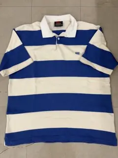 Canterbury ラガーシャツ XL 青/白