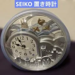 SEIKO 立体時計 鳥と都市景観　品番BZ 342 箱無し