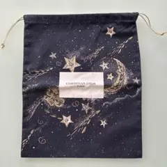 【限定・非売品】Dior ディオール ホリデー 星座柄 巾着ポーチ ネイビー