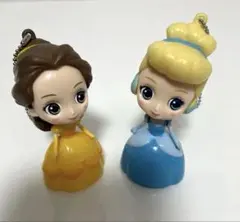 ベル　シンデレラ　首振りキーホルダー　ストラップ　フィギュア