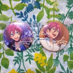 あんスタ 七種茨 バラエティ缶バッジ プライズ 2点セット