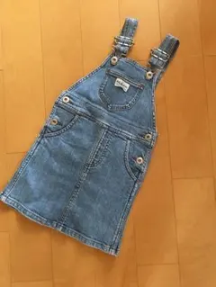 デニム ジャンパースカート サロペットスカート 90㎝