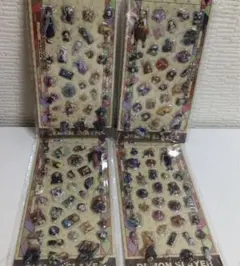 3D立体シール　硬いステッカー4シートセット