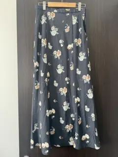 URBAN RESEARCH フラワープリント ロングスカート 36