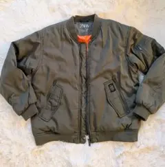 ZARA ザラMA-1フライトジャケット オリーブグリーン