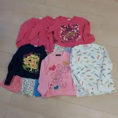 キッズ 女の子 トレーナー チュニック 120cm 130cm 6点 まとめ売り