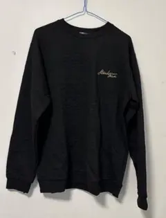 メンズ　ロンT　カジュアル　ストリート　オシャレ　ブラック