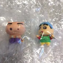 クレヨンしんちゃん★お料理マスコット＆ヤキニクロードガチャ　ぶりぶりざえもん2個