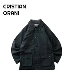 【美品】CRISTIAN ORANI 90s ハンティングジャケット 襟切替