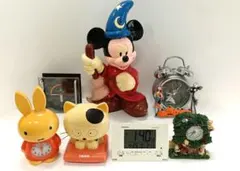 置時計　まとめ　ミッキーマウス /SEIKOデジタル時計　など　ジャンク