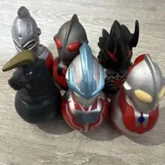 ウルトラマン 6体セット　起き上がりこぼしおもちゃ