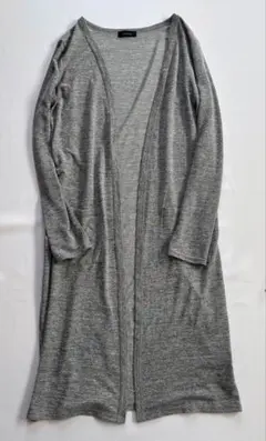 Janissジャニス グレー M ロングカーディガン
