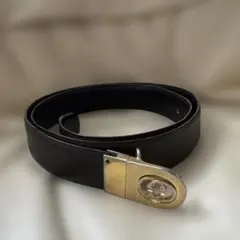 GUCCI レザー ベルト GGロゴ