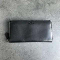 現行完売品✨COACH アコーディオン ウォレット　ラウンドジップ　長財布