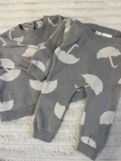 H&M オーガニックコットン ベビーニットセット 74