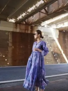 ヌキテパ　インド綿　ロングワンピース ヌキテパ ロングワンピース インド綿 - メルカリ