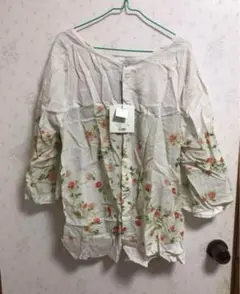 super hakka 花柄シャツ