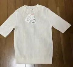 【新品】UNIQLO エクストラファインメリノリブショートセーター　Ｍサイズ
