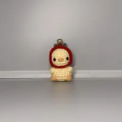 ハンドメイド あみぐるみ ひよこ キーホルダー