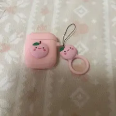 ✨早いもの勝ち✨キュートな アピーチ  AirPods case