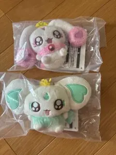 プリキュア 一番くじ E賞 妖精ぬいぐるみマスコット ルルン ポルン セット