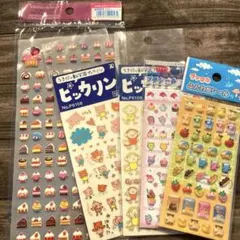 平成レトロ　シールまとめ売り5パックセット　y2k