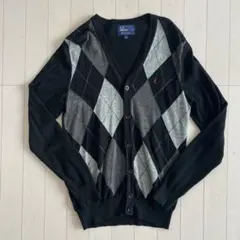 FRED PERRY アーガイル カーディガン S