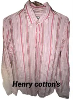 2000年代半ば~後半Henry Cotton's ネルシャツ ピンクストライプのサムネイル