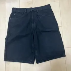 ZARA ザラ ブラックデニム ショートパンツ