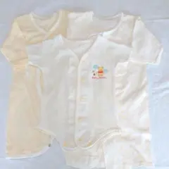 肌着セット 黄色 3枚 50～70cm