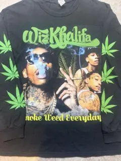Wiz Khalifa スモーク・ウィード・エブリデイ ロンT ラップTのサムネイル