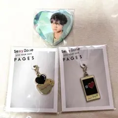 中島健人　Sexy Zone PAGES 会場限定 チャーム　缶バッジ