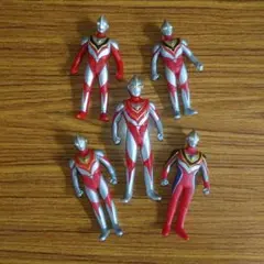 絶版/ウルトラマンガイア ソフビ セット