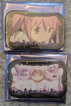 まどマギ　スカイツリー　月夜のワルツ　場面写缶マグネット まどかセット