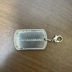 DOLCE&GABBANA シルバードッグタグキーホルダーのサムネイル