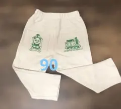 プティマイン　きかんしゃトーマス　刺繍パンツ　90 ライトベージュ系