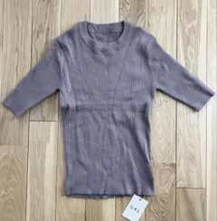 新品未使用　グレイル　GRL 半袖 紫 パープル　トップス　レディース　M
