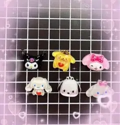 ネイルパーツ　ポムポムプリン　シナモン　マイメロ　クロミ　デコパーツ　サンリオ