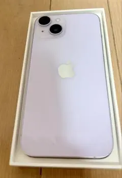 【美品】Apple iPhone 14 本体 256GB パープル SIMフリー