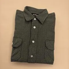 XLARGE エクストララージ 長袖 チェックシャツ グリーン L
