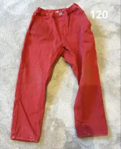 ブランシェス　長ズボン　赤　120