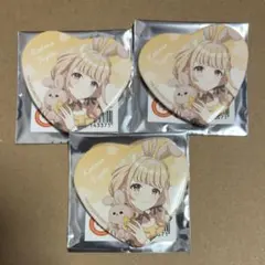 s*a様 藤田ことね　学マス　学園アイドルマスター　ハート缶バッジ　GIGO 3