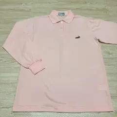 ピンク 長袖ポロシャツ サイズ38