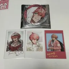 赤城ウェン チェキ、缶バッジセット