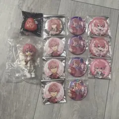 すとぷり STPR さとみくん リングライト 缶バッジ フィギュア セット