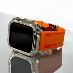 o★Apple Watchバンド ラバーベルトカバー アップルウォッチケース