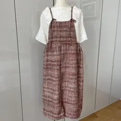 着物リメイク　ジャンパースカート　ハンドメイド